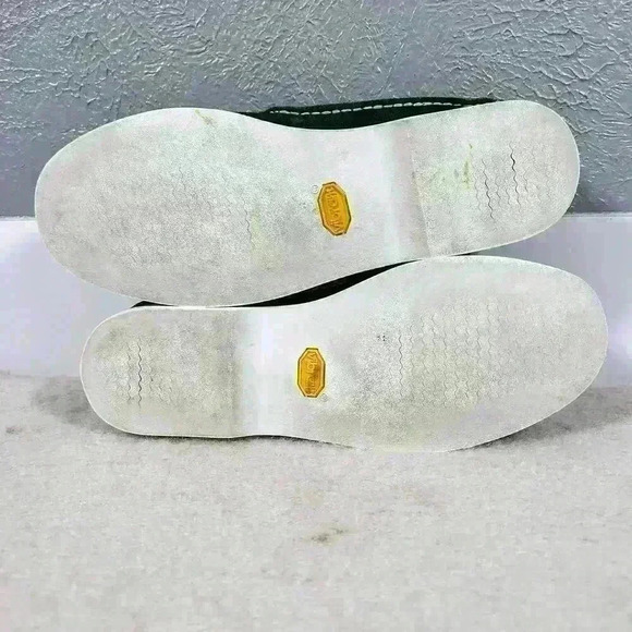 ERNEST HEMINGWAY Boat Dock Casual Shoe Green White Leather Suede Men Size 9 - Picture 7 of 14